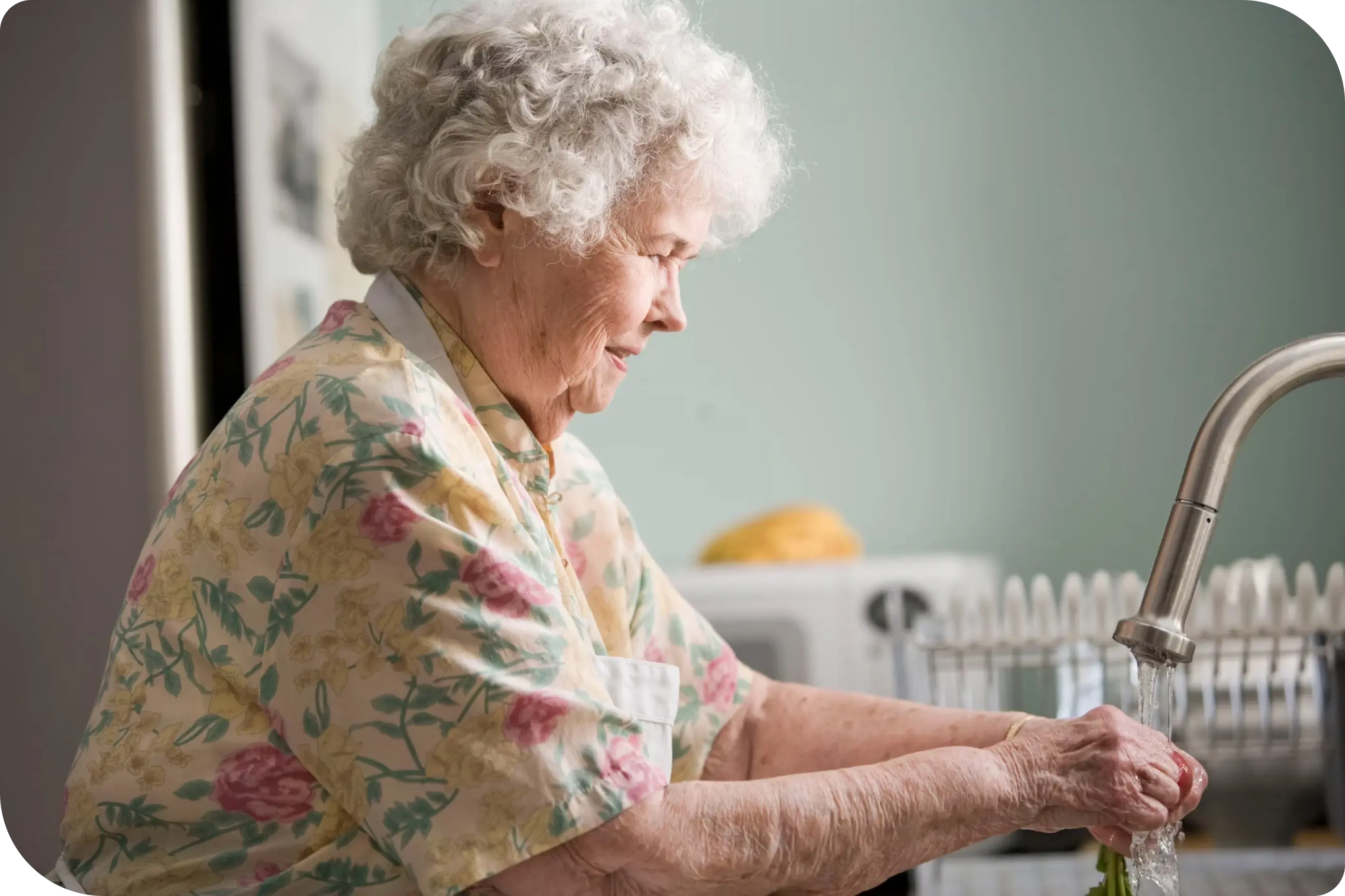 Seniors & Retirement Living | Older Lady Washing Something Seniors & Retirement Living | Older Lady Washing Something